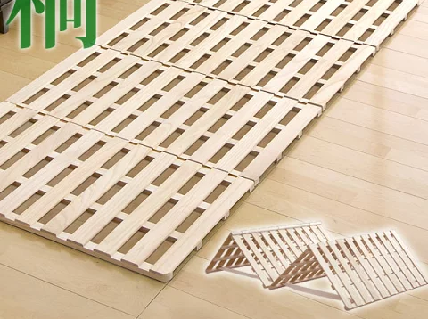 四つ折り すのこマット