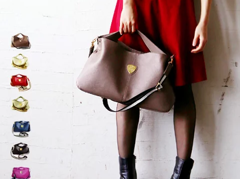 堅牢なレザーを贅沢に使ったバッグ elvy(エルヴィ)A4バッグ