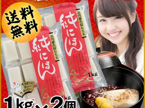 切り餅 1kg*2個セット